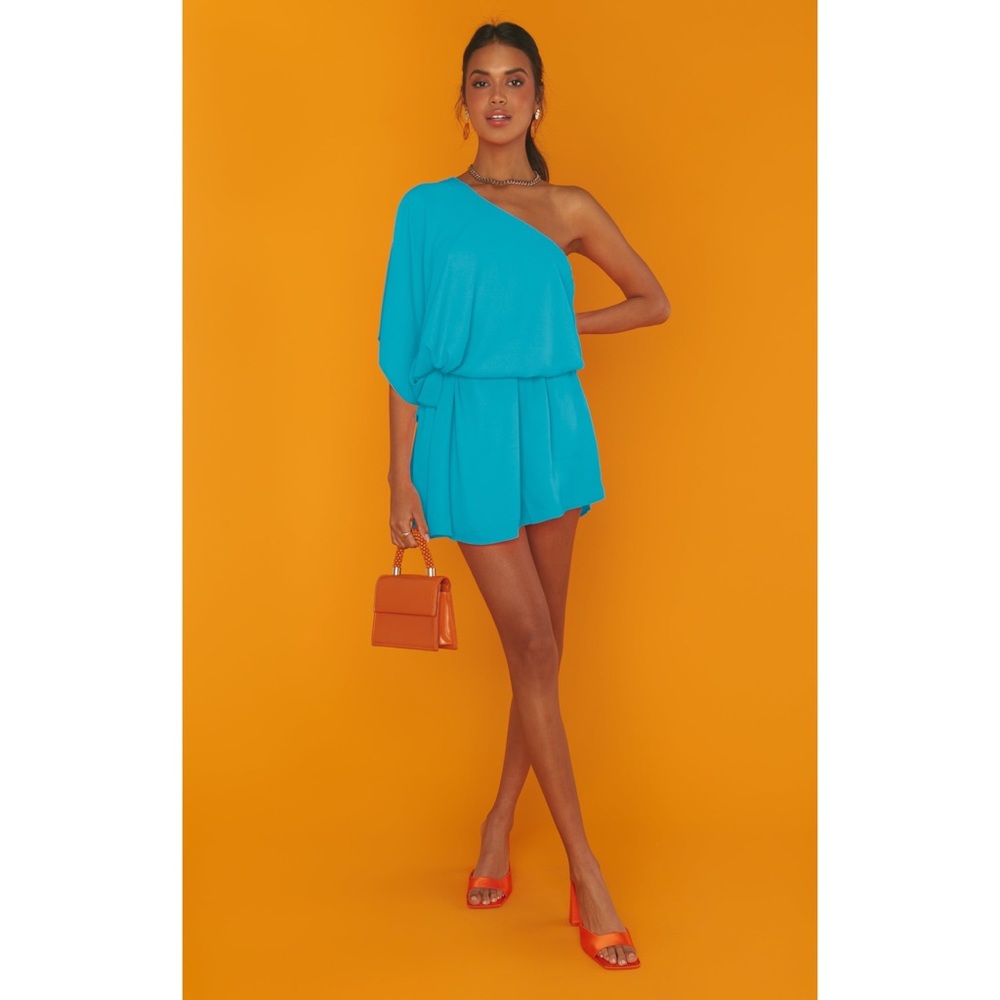Show Me Your Mumu Trish Dress in Summer Blue size XS